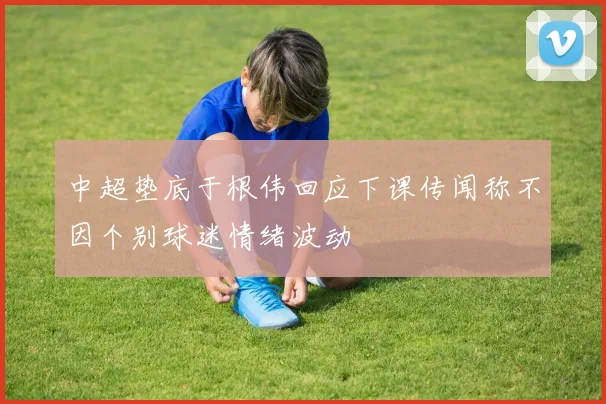 中超垫底于根伟回应下课传闻称不因个别球迷情绪波动